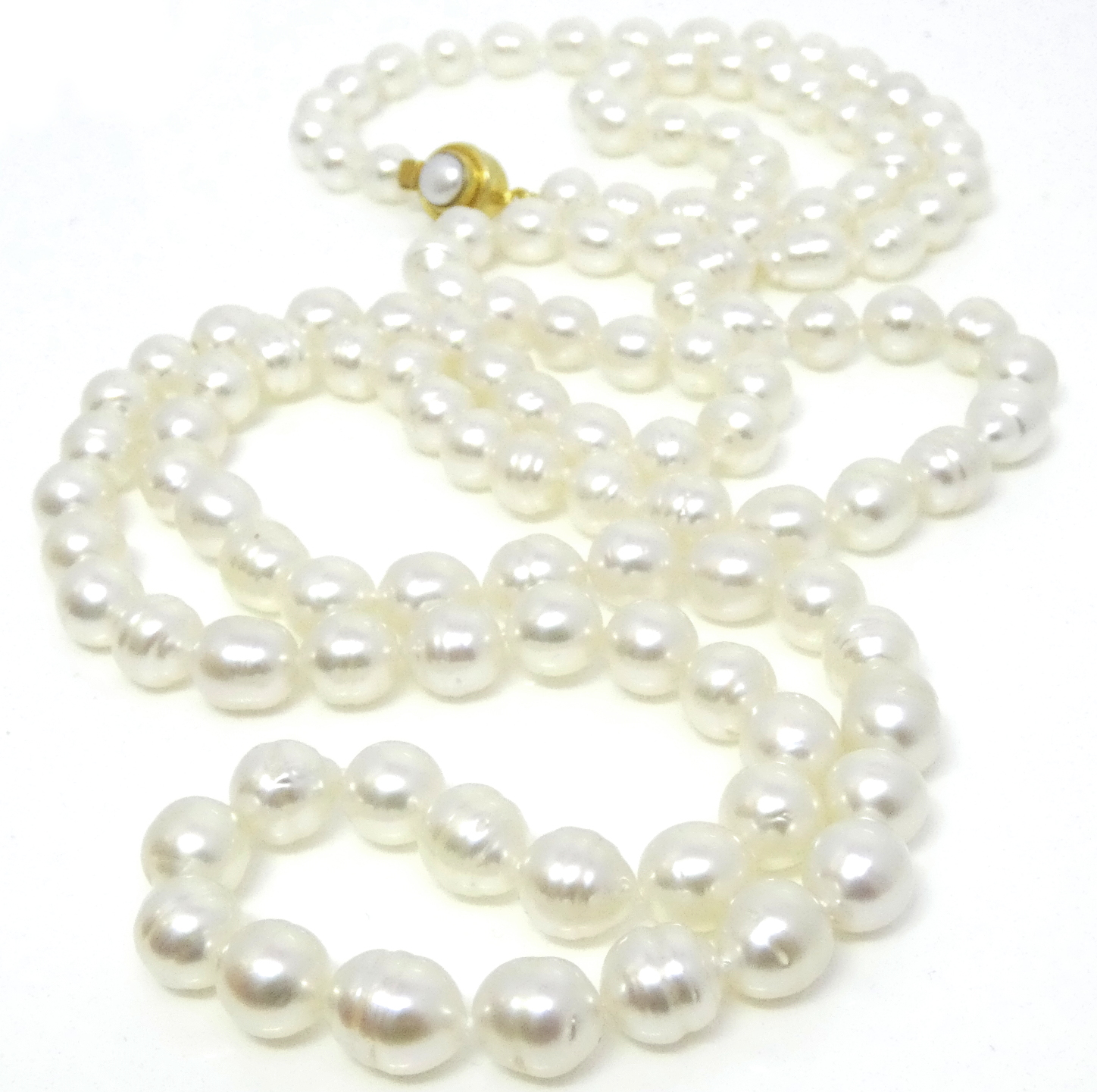 White South Sea Pearl Long Rope Necklace